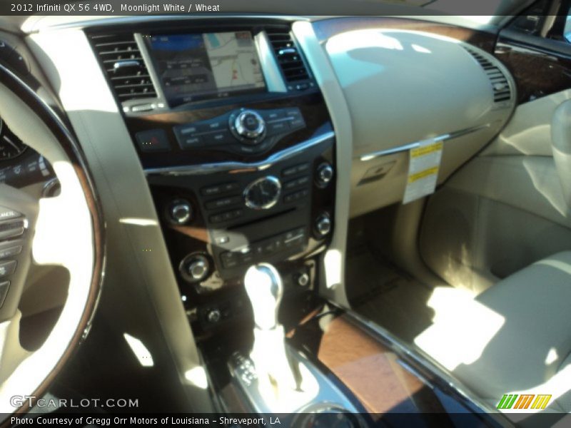 Moonlight White / Wheat 2012 Infiniti QX 56 4WD