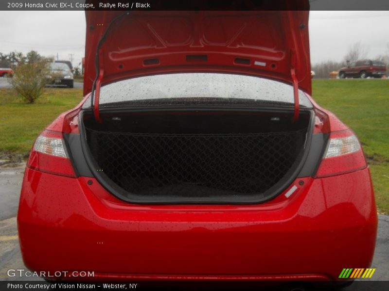 Rallye Red / Black 2009 Honda Civic EX-L Coupe