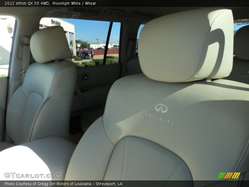 Moonlight White / Wheat 2012 Infiniti QX 56 4WD