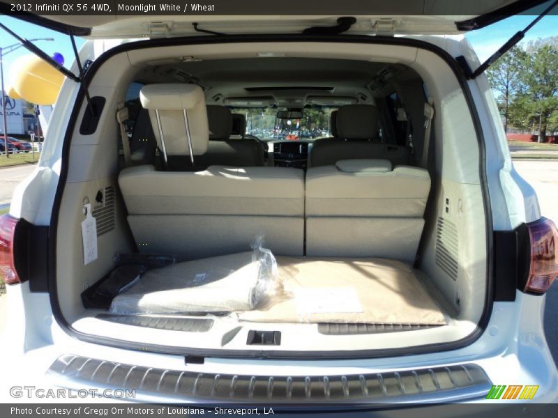 Moonlight White / Wheat 2012 Infiniti QX 56 4WD