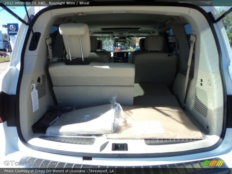 Moonlight White / Wheat 2012 Infiniti QX 56 4WD