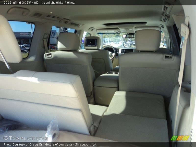 Moonlight White / Wheat 2012 Infiniti QX 56 4WD