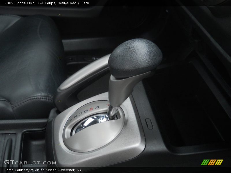Rallye Red / Black 2009 Honda Civic EX-L Coupe