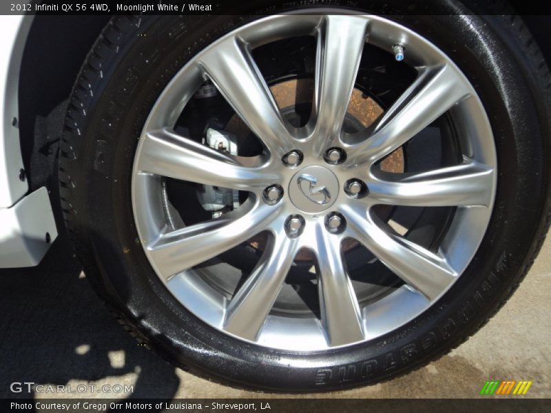 Moonlight White / Wheat 2012 Infiniti QX 56 4WD