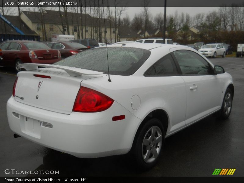 Summit White / Ebony 2009 Pontiac G5