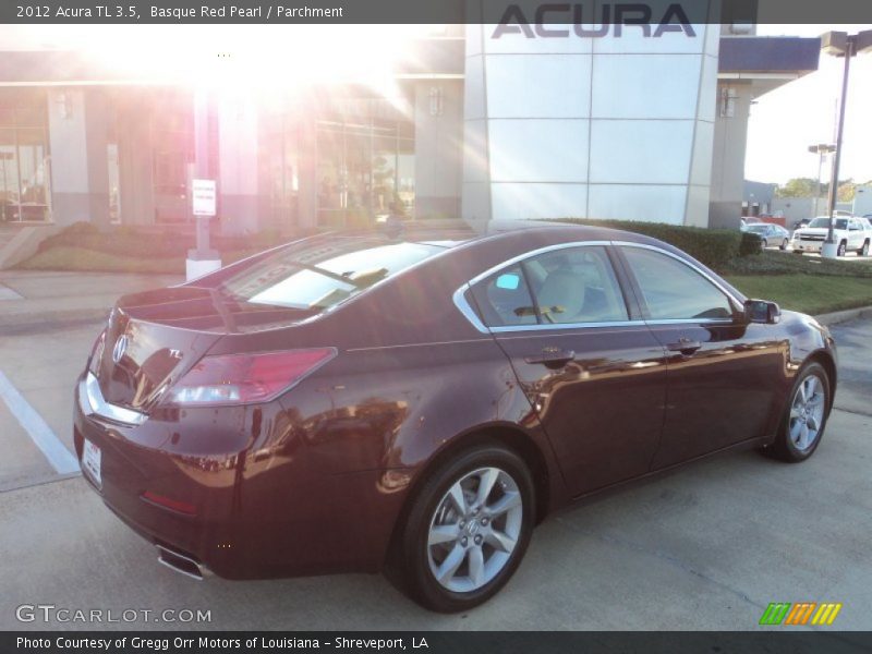 Basque Red Pearl / Parchment 2012 Acura TL 3.5