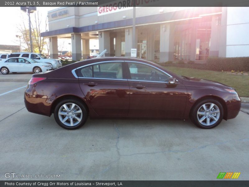 Basque Red Pearl / Parchment 2012 Acura TL 3.5