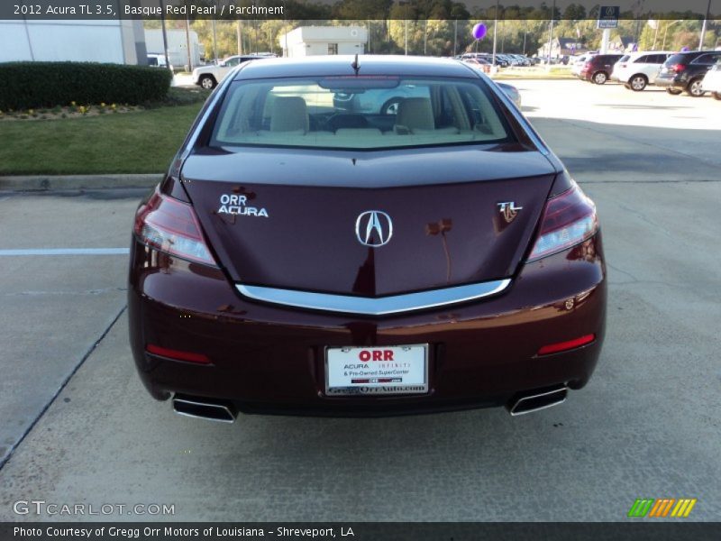 Basque Red Pearl / Parchment 2012 Acura TL 3.5