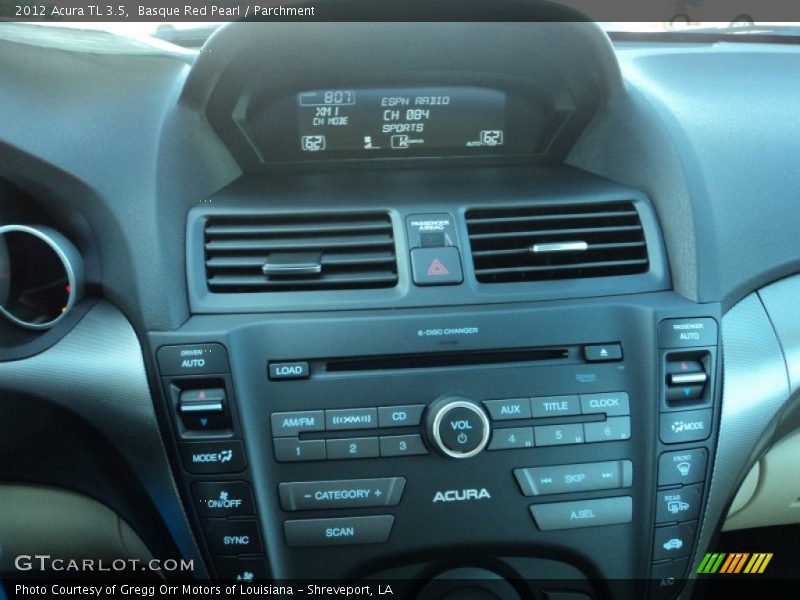 Basque Red Pearl / Parchment 2012 Acura TL 3.5