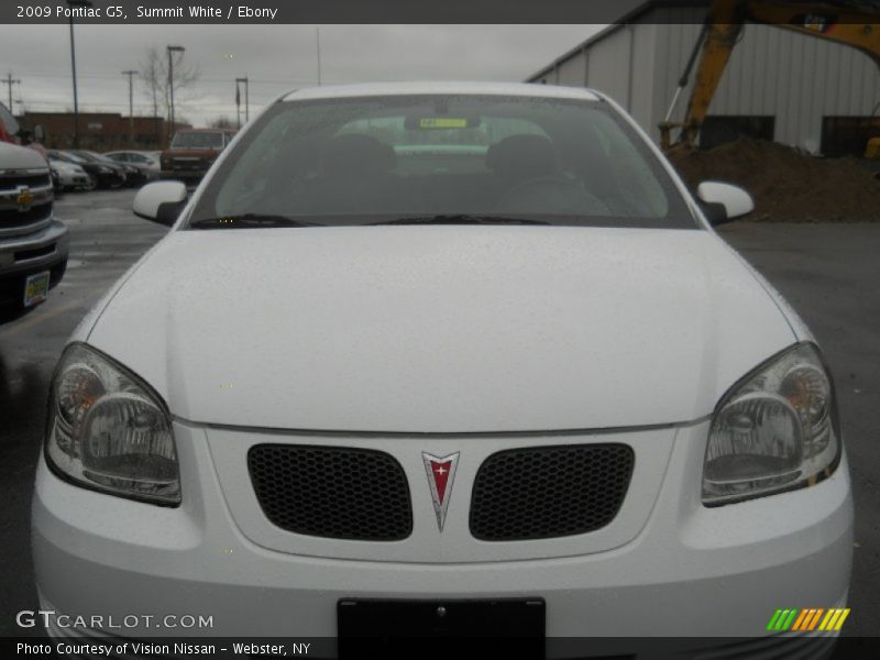 Summit White / Ebony 2009 Pontiac G5