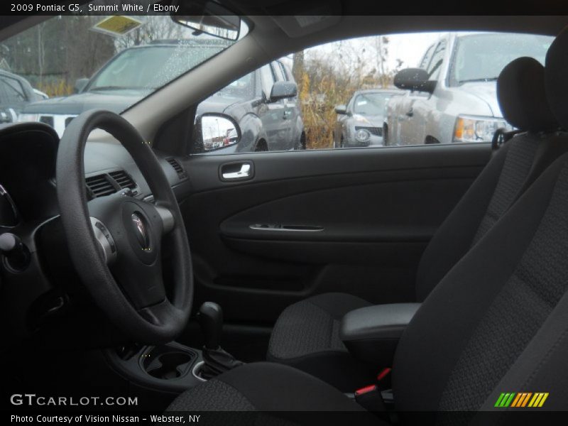 Summit White / Ebony 2009 Pontiac G5