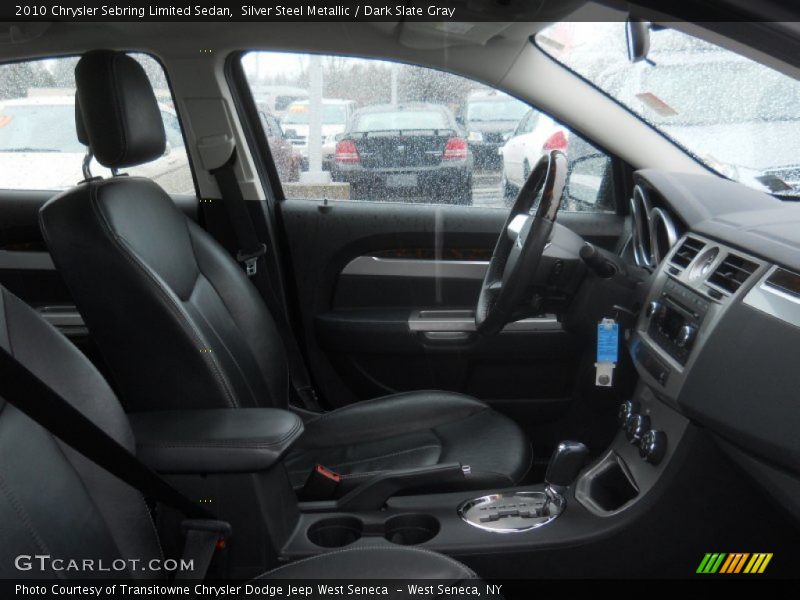 Silver Steel Metallic / Dark Slate Gray 2010 Chrysler Sebring Limited Sedan