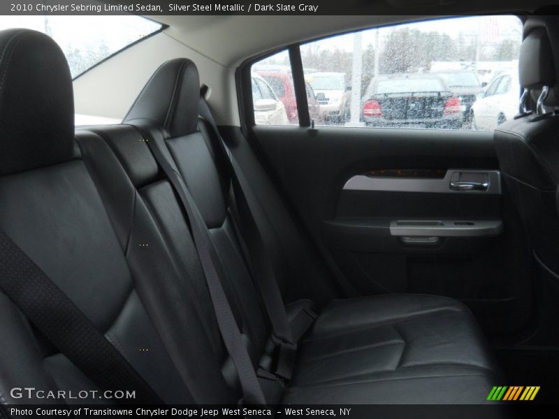 Silver Steel Metallic / Dark Slate Gray 2010 Chrysler Sebring Limited Sedan