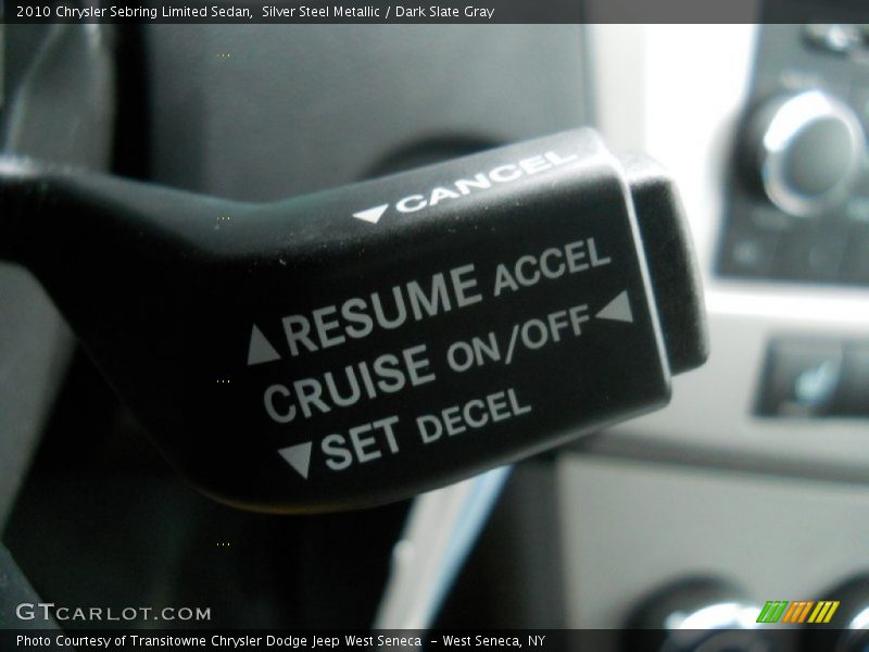 Silver Steel Metallic / Dark Slate Gray 2010 Chrysler Sebring Limited Sedan