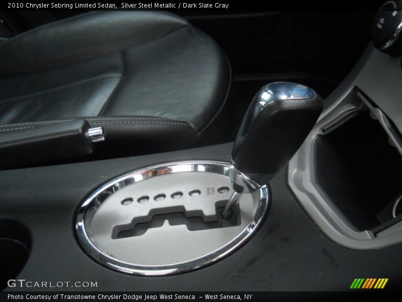 Silver Steel Metallic / Dark Slate Gray 2010 Chrysler Sebring Limited Sedan
