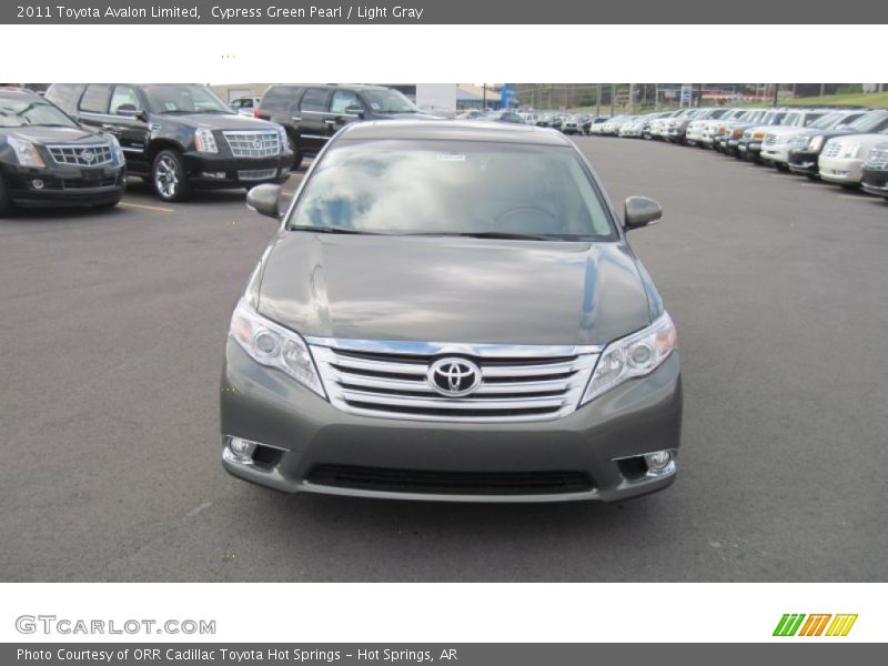 Cypress Green Pearl / Light Gray 2011 Toyota Avalon Limited