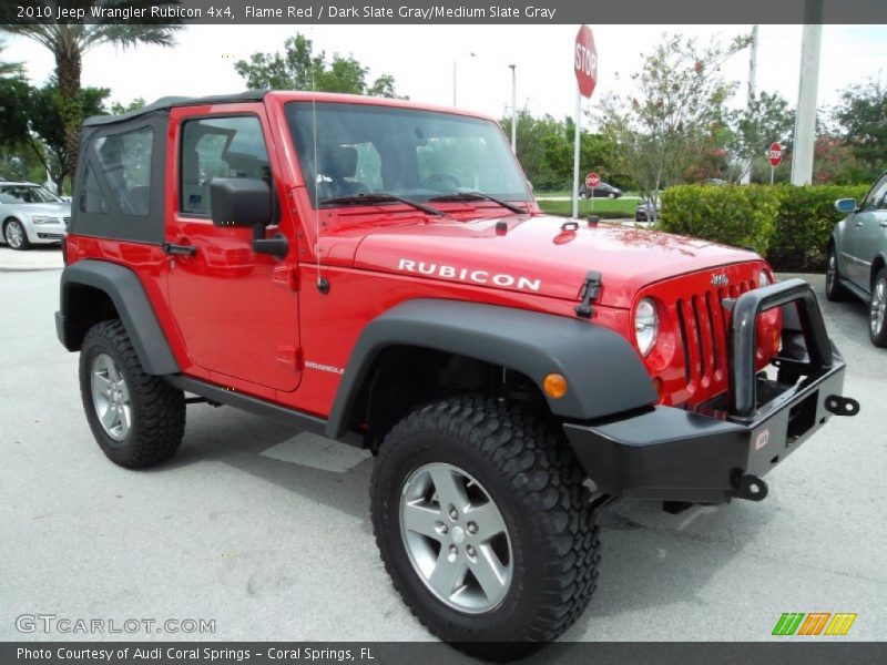 Rubicon 4x4 in Flame Red - 2010 Jeep Wrangler Rubicon 4x4
