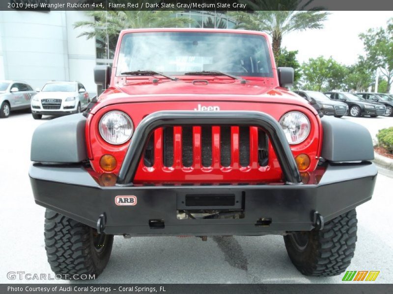 Flame Red / Dark Slate Gray/Medium Slate Gray 2010 Jeep Wrangler Rubicon 4x4