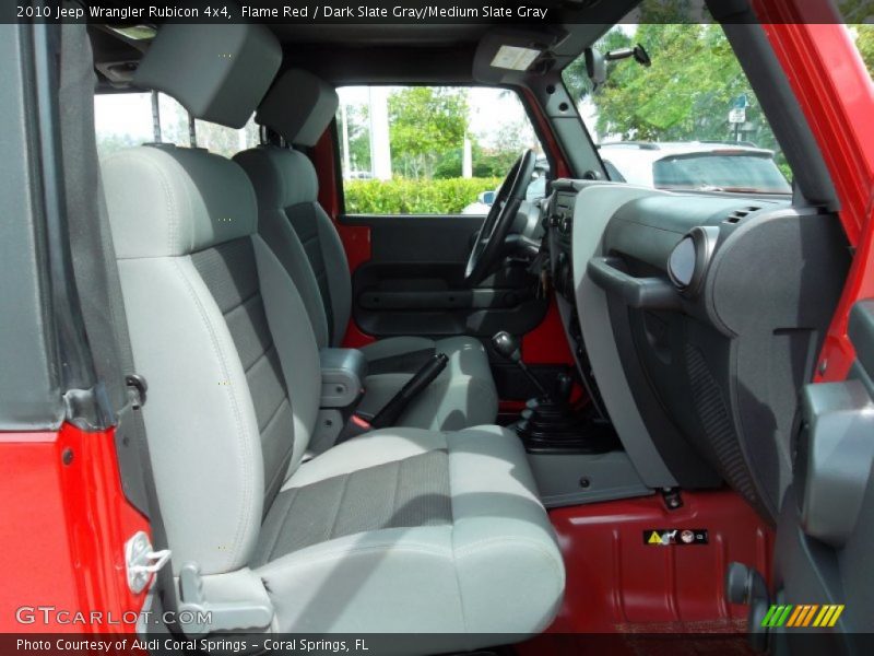 Flame Red / Dark Slate Gray/Medium Slate Gray 2010 Jeep Wrangler Rubicon 4x4