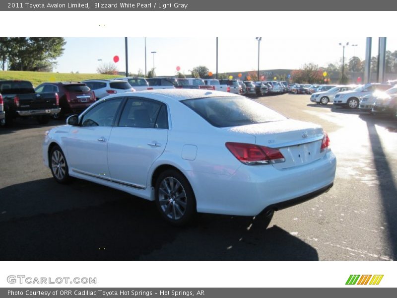 Blizzard White Pearl / Light Gray 2011 Toyota Avalon Limited
