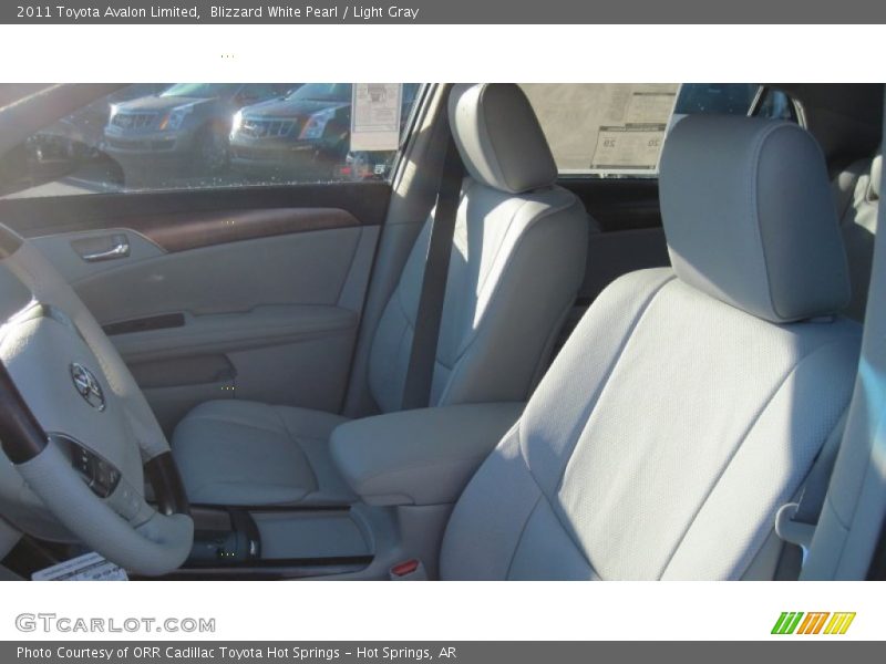Blizzard White Pearl / Light Gray 2011 Toyota Avalon Limited