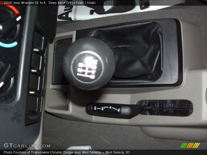 Deep Beryl Green Pearl / Khaki 2006 Jeep Wrangler SE 4x4