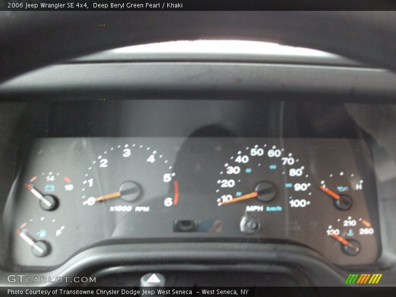 Deep Beryl Green Pearl / Khaki 2006 Jeep Wrangler SE 4x4