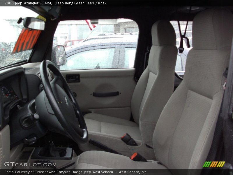 Deep Beryl Green Pearl / Khaki 2006 Jeep Wrangler SE 4x4