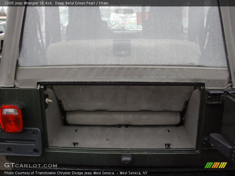 Deep Beryl Green Pearl / Khaki 2006 Jeep Wrangler SE 4x4