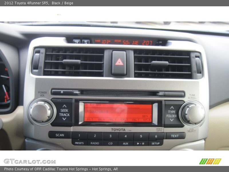 Black / Beige 2012 Toyota 4Runner SR5