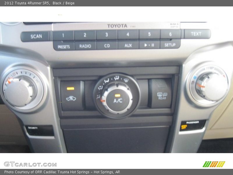 Black / Beige 2012 Toyota 4Runner SR5