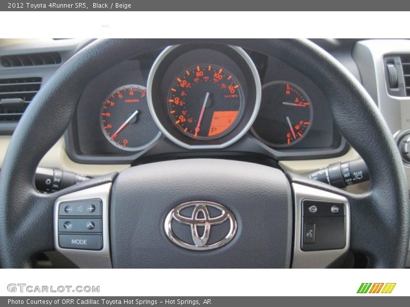 Black / Beige 2012 Toyota 4Runner SR5