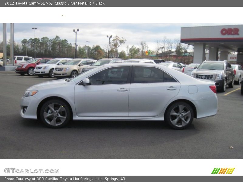 Classic Silver Metallic / Black 2012 Toyota Camry SE V6