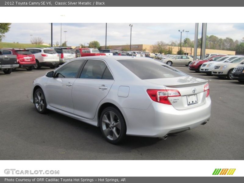 Classic Silver Metallic / Black 2012 Toyota Camry SE V6