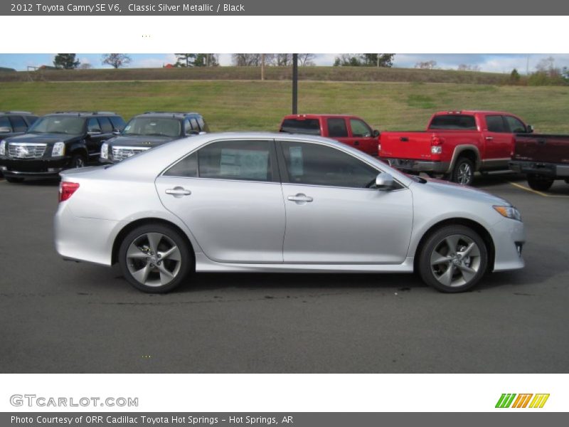 Classic Silver Metallic / Black 2012 Toyota Camry SE V6