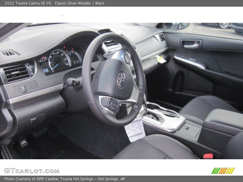 Classic Silver Metallic / Black 2012 Toyota Camry SE V6