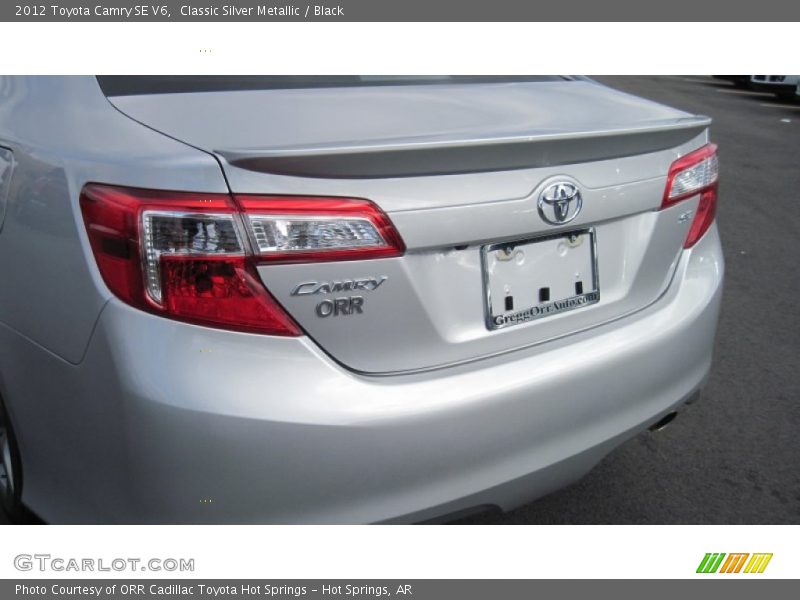 Classic Silver Metallic / Black 2012 Toyota Camry SE V6