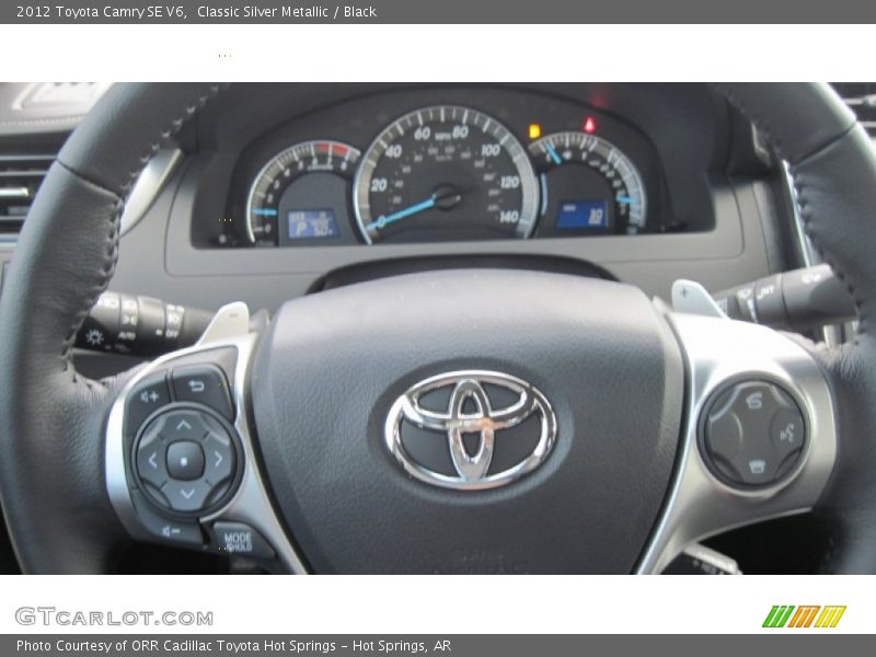 Classic Silver Metallic / Black 2012 Toyota Camry SE V6
