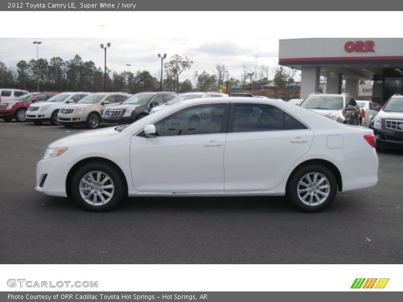 Super White / Ivory 2012 Toyota Camry LE