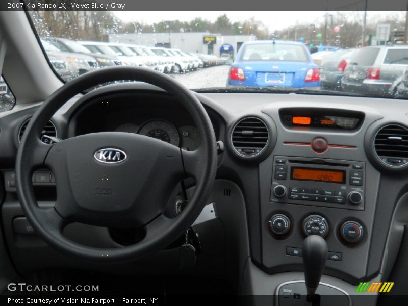 Velvet Blue / Gray 2007 Kia Rondo LX