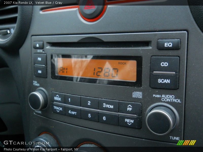 Velvet Blue / Gray 2007 Kia Rondo LX