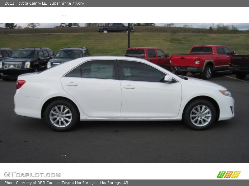 Super White / Ivory 2012 Toyota Camry LE