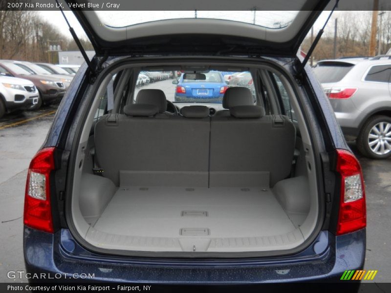 Velvet Blue / Gray 2007 Kia Rondo LX