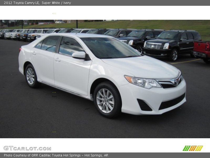 Super White / Ivory 2012 Toyota Camry LE