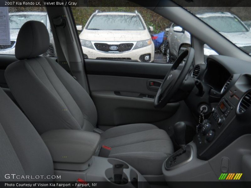Velvet Blue / Gray 2007 Kia Rondo LX