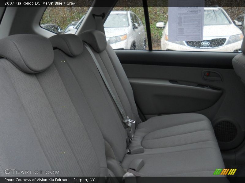 Velvet Blue / Gray 2007 Kia Rondo LX