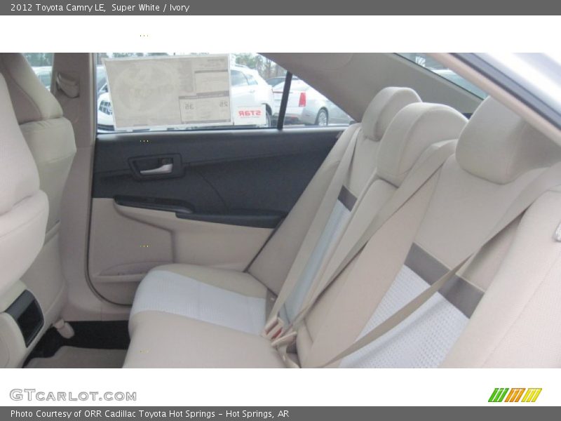 Super White / Ivory 2012 Toyota Camry LE