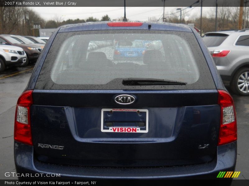 Velvet Blue / Gray 2007 Kia Rondo LX