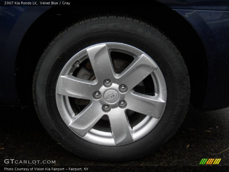 Velvet Blue / Gray 2007 Kia Rondo LX