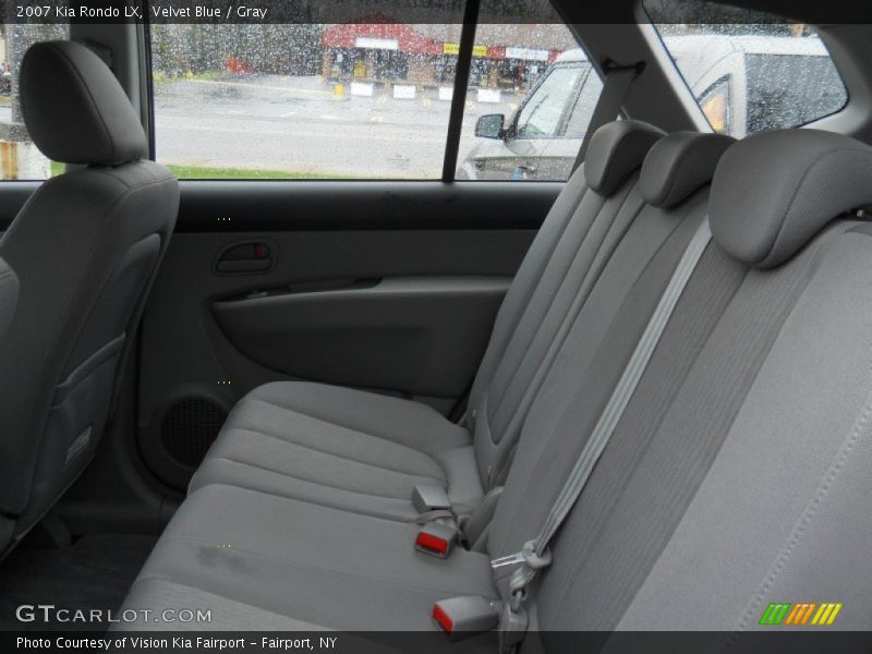 Velvet Blue / Gray 2007 Kia Rondo LX
